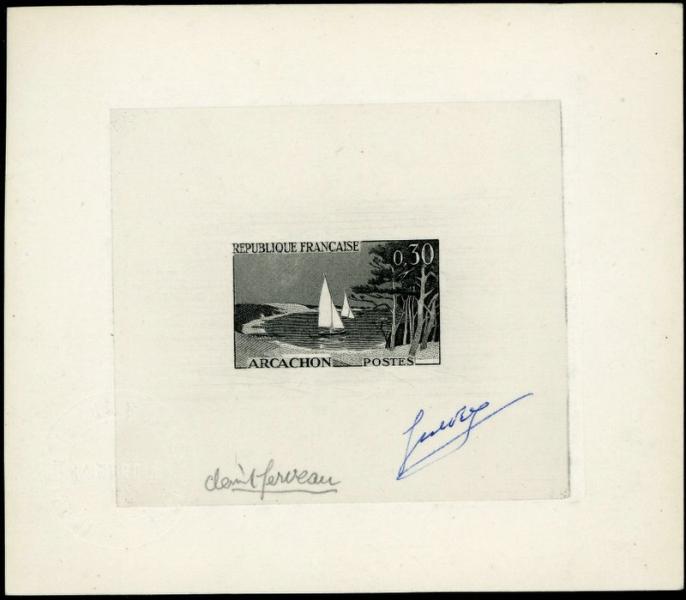 France_1961_Yvert_1312-Scott_1008_black_a