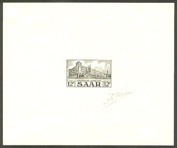 Saar_1952_Yvert_312-Scott_239_unissued_in_typo_Sarrebruck_poste_black_typo_AP