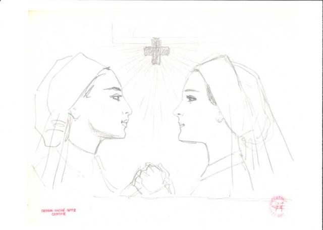 Algeria_1954_Yvert_316a-Scott_B74_unadopted_Red_Cross_MAQ