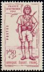 Fr_Equat_Africa_1941_Yvert_88-Scott_76_1f50_+_3f_Empire_IS