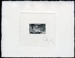 Fr_Guyana_1947_Yvert_207a-Scott_198_unadopted_2f_canoe_black_AP