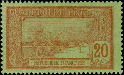 Guadeloupe_1905_Yvert_61-Scott_grande_Soufriere_IS