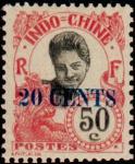 Indochine_1919_Yvert_84-Scott_20c+50c_typo_IS