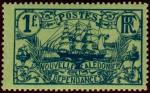 N_Caledonia_1905_Yvert_102-Scott_old_ship_typo_IS