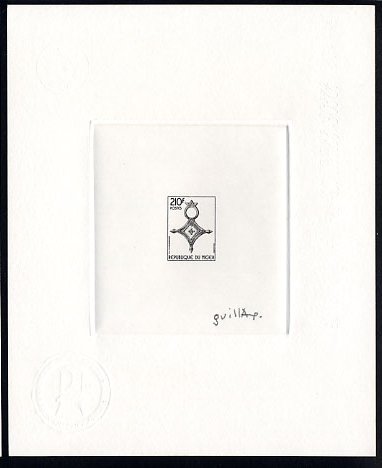 Niger_1985_Yvert_683c-Scott_697_unadopted_210f_Agades_Cross_black_AP
