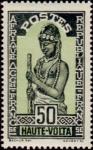 Upper_Volta_1928_Yvert_54-Scott_54_unissued_50c_native_woman_typo_IS