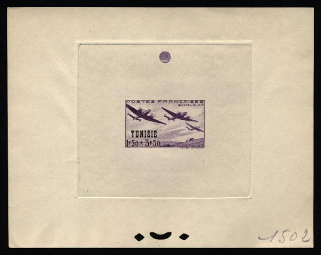 Tunisia_1942_Yvert_243A-Scott_unadopted_1f50_+_3f50_OEuvres_de_Air_violet_1502_aa_ATP