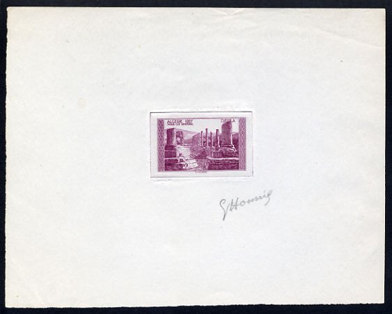 Algeria_1927_Yvert_92a-Scott_B19_unadopted_Ruines_de_Djemila_etat_lilac_a_AP