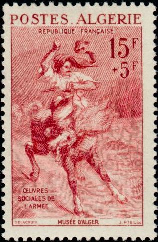 Algeria_1957_Yvert_346-Scott_B91