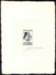 Tunisia_1950_Yvert_337a-Scott_B113_unadopted_25f_+_50f_combattants_dark-grey_a_AP