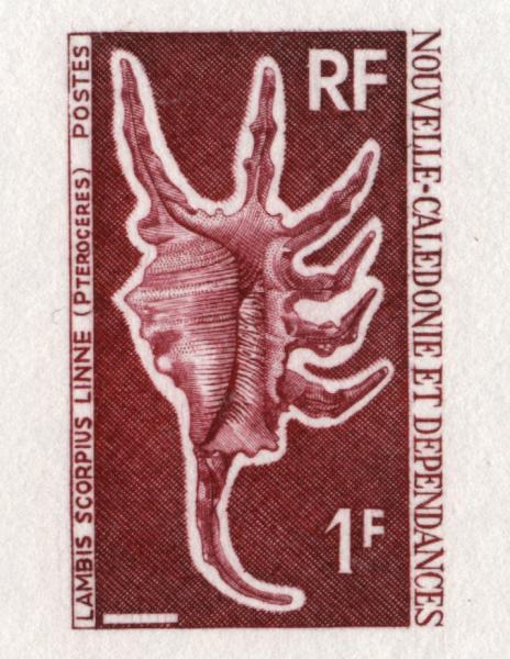 N_Caledonia_1972_Yvert_379-Scott_395_dark-red_a_detail