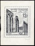 Tunisia_1954_Yvert_373d-Scott_243_unadopted_12f_roman_aqueduct _MAQ