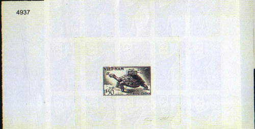 Sud_Vietnam_1955_Yvert_31a-Scott_29_unadopted_tortue_black_c_AP