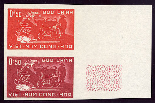 Sud_Vietnam_1959_Yvert_112a-Scott_112_unadopted_50c_Reforme_agraire_c_ESS