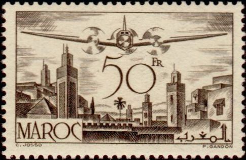 Morocco_1945_Yvert_PA57-Scott_C33