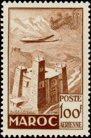 Morocco_1952_Yvert_PA87-Scott_C44