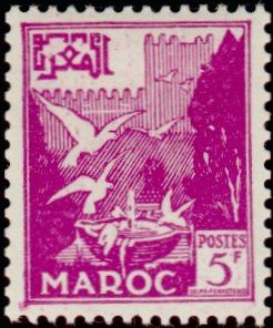 Morocco_1954_Yvert_331-Scott_297_typo