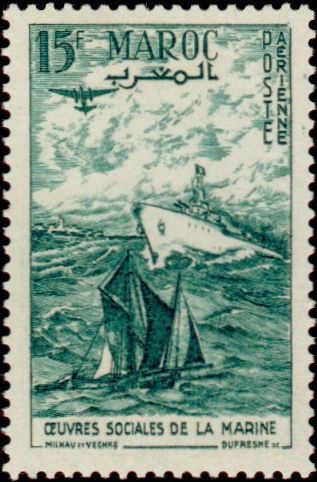 Morocco_1954_Yvert_PA98-Scott_C51