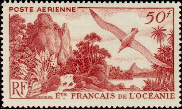Polinesia_Oceanie_1948_Yvert_PA26-Scott_C17