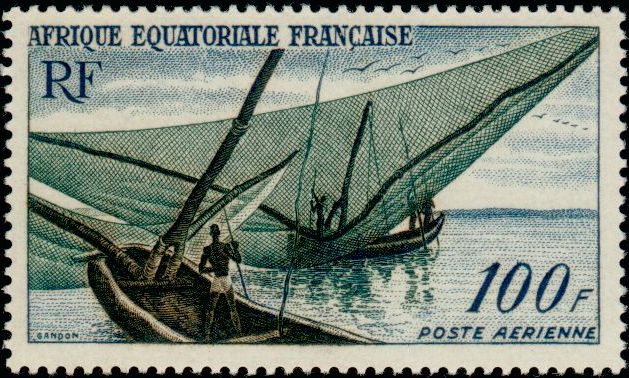 Fr_Equat_Africa_1955_Yvert_PA59-Scott_C40