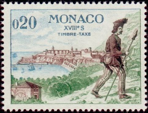 Monaco_1959_Yvert_Taxe_60-Scott_J61