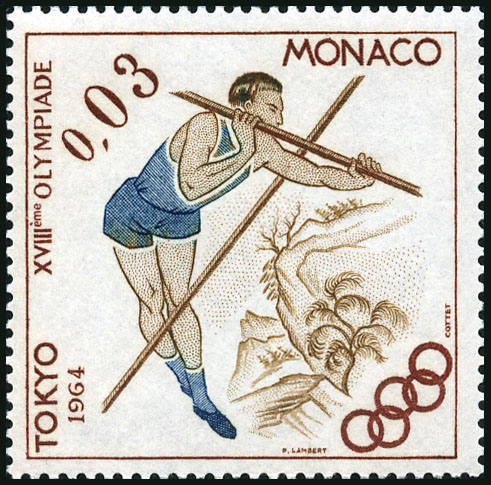 Monaco_1964_Yvert_656-Scott_594