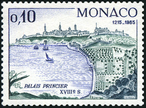 Monaco_1965_Yvert_677-Scott_618