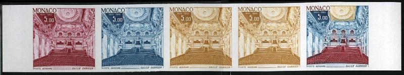 Monaco_1965_Yvert_PA86-Scott_C68_five_a