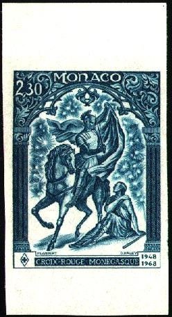 Monaco_1968_Yvert_742-Scott_682_blue-green_b