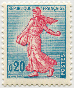 France_1960_Yvert_1233-Scott__941typo
