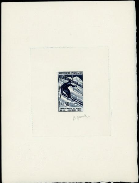 France_1962_Yvert_1327-Scott_1020_dark-blue_a