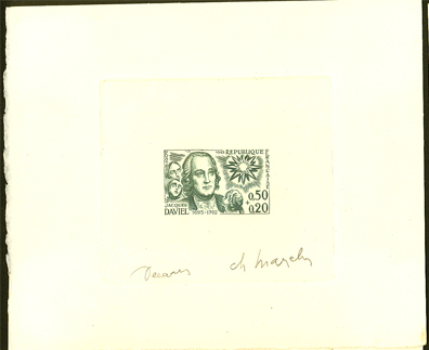 France_1963_Yvert_1374-Scott_B373_dark-green