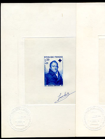 France_1964_Yvert_1433-Scott_B385_blue_b