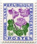 France_1964_Yvert_Taxe_102-Scott_typo