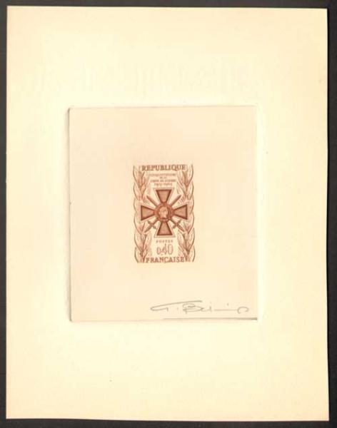 France_1965_Yvert_1452-Scott_1123_etat_brown