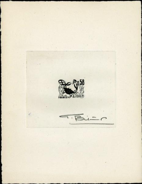 France_1978_Yvert_Preoblit_150-Scott_1523_etat_black