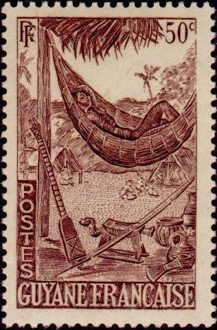 Fr_Guyana_1947_Yvert_203-Scott_194