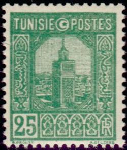 Tunisia_1926_Yvert_127-Scott_A17_typo