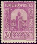Tunisia_1926_Yvert_129-Scott_A19_typo