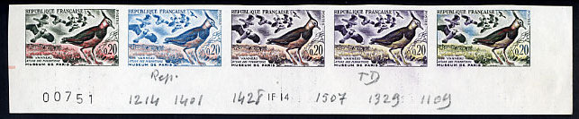 France_1960_Yvert_1273-Scott_978_five_b