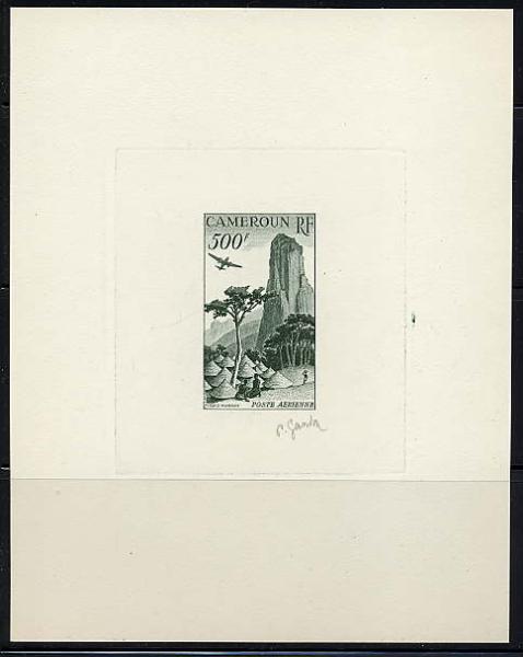 Cameroun_1952_Yvert_PA41-Scott_C30_dark-green
