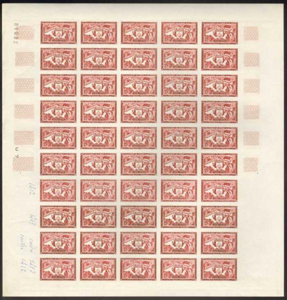 France_1954_Yvert_987-Scott_727_full_sheet