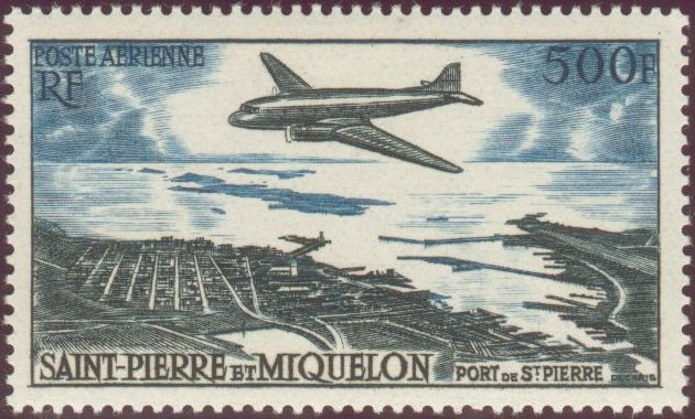 St_Pierre_1956_Yvert_PA23-Scott_C20