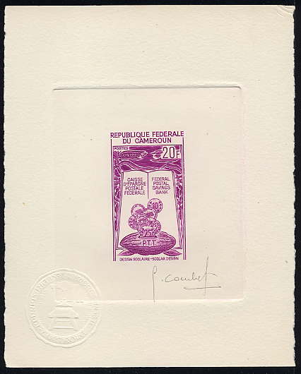 Cameroun_1965_Yvert_398-Scott_417_lilac_a