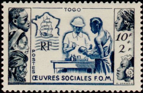 Togo_1950_Yvert_254-Scott_B11