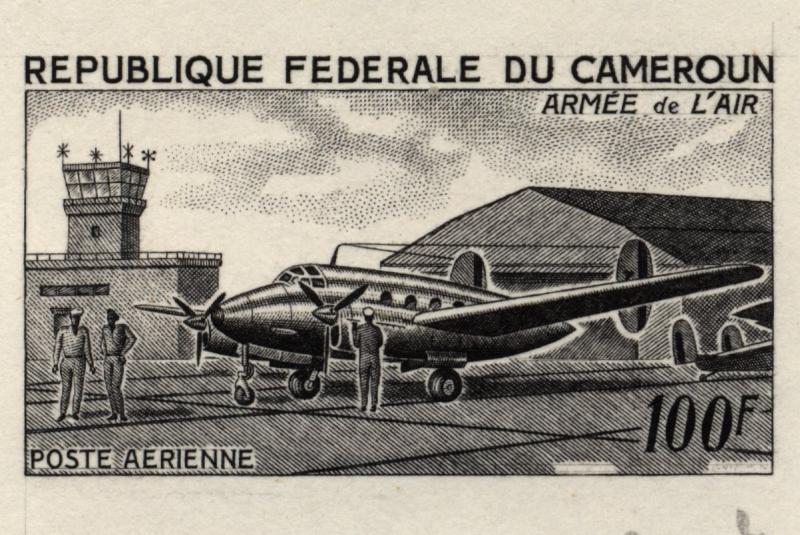 Cameroun_1966_Yvert_PA87-Scott_C76_black_c_detail