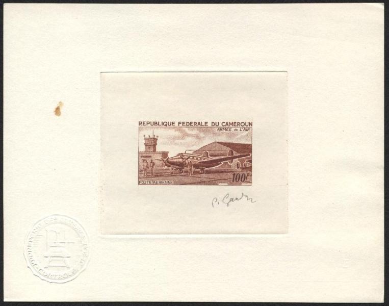 Cameroun_1966_Yvert_PA87-Scott_C76_brown_a