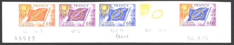 France_1975_Yvert_Service_46-Scott_1016_five