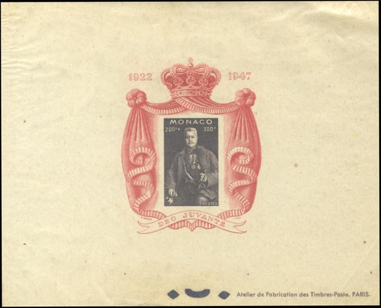 Monaco_1947_Yvert_BF2b-Scott_B94_a