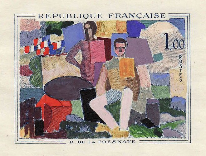 France_1961_Yvert_1322-Scott_1018_positive_hand_multicolor_ab_detail